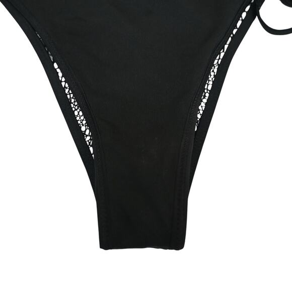 BeachSissi Womens L Silver Black Two Piece String Bikini - Picture 9 of 10